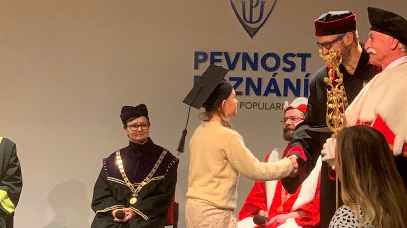 Dětská univerzita v Olomouci - slavnostní promoce