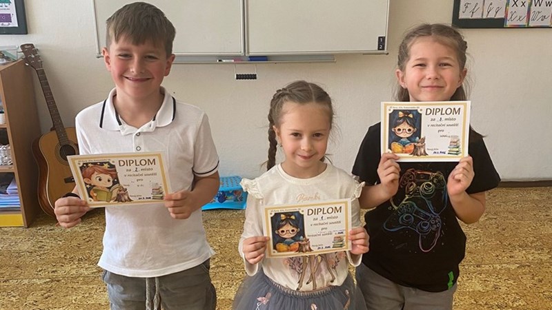 Recitační soutěž prvňáčků