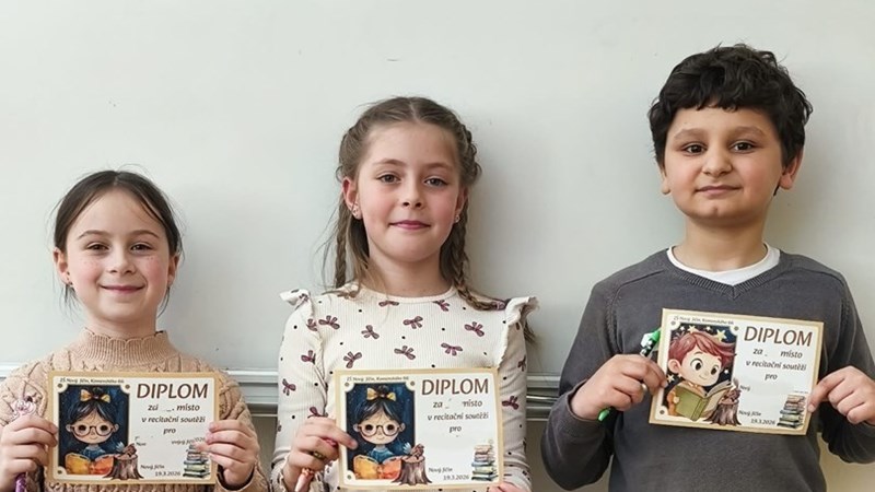 Recitační soutěž u druháčků