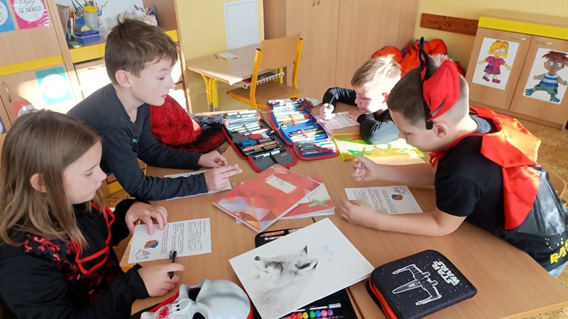 Halloween na přání dětí z 3. A