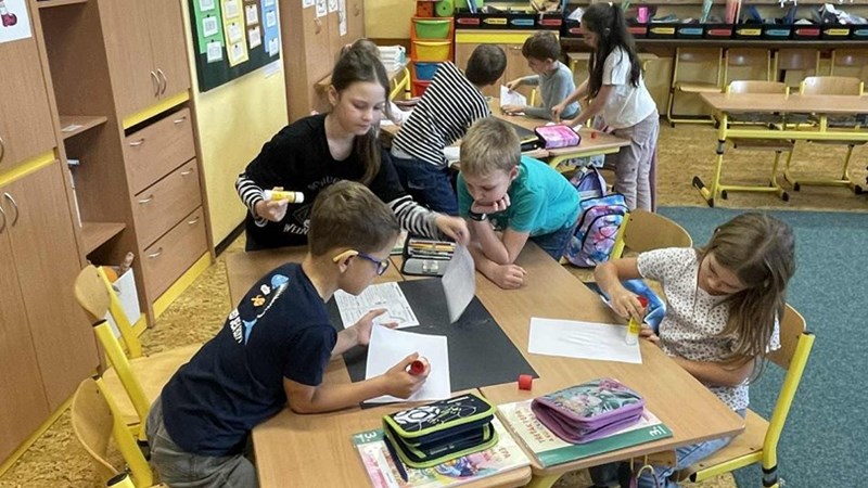 Svatomartinské čtení a aktivity ve 3.B