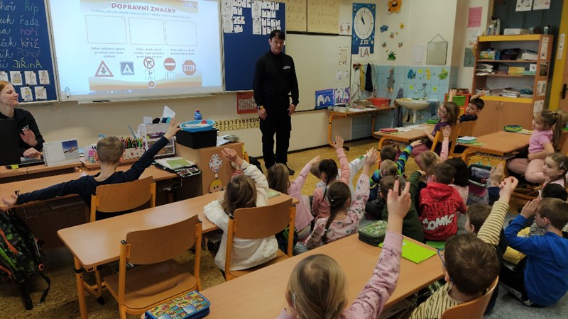 Dopravní výchova v 1.AB