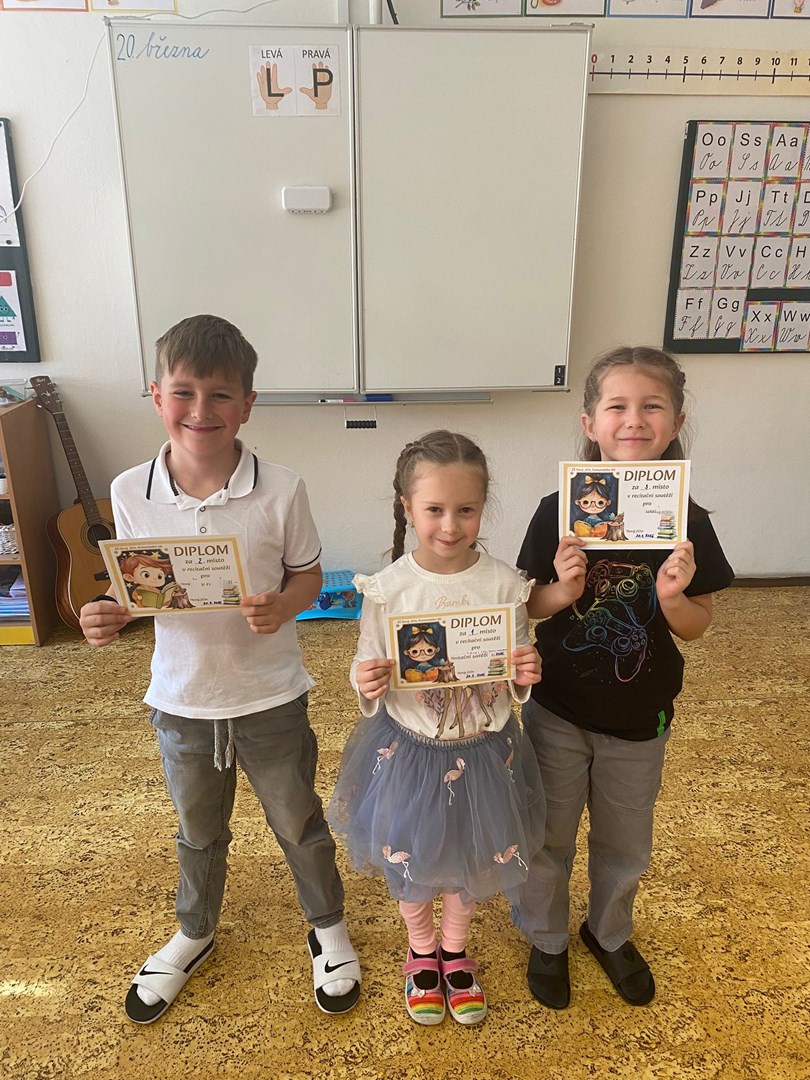 Recitační soutěž prvňáčků