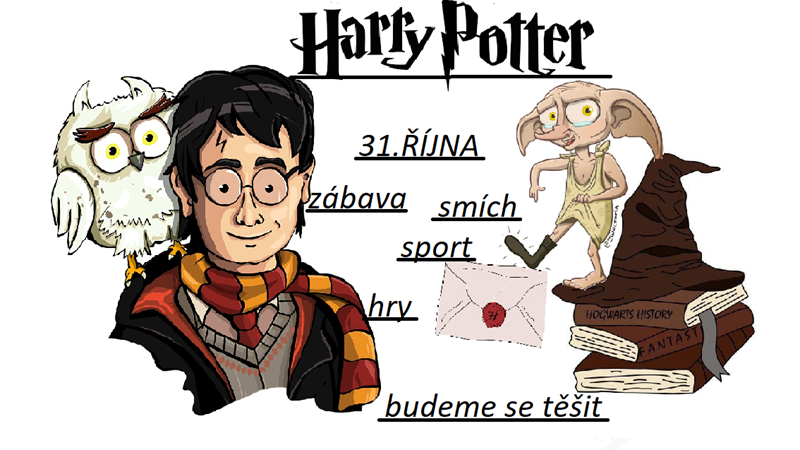Halloween inspirovaný světem Harryho Pottera