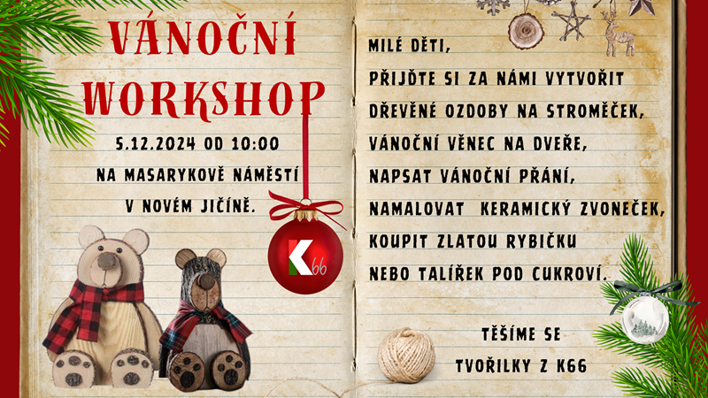 Pozvánka na vánoční workshop