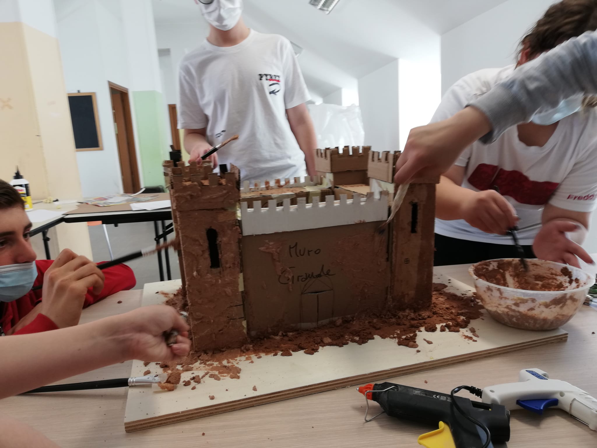 Italský tým při práci