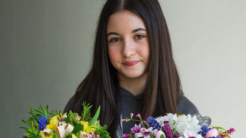 Stříbro z Floristické soutěže
