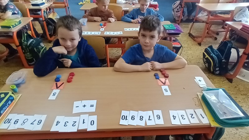 Prvňáčci a jejich první kroky v matematice