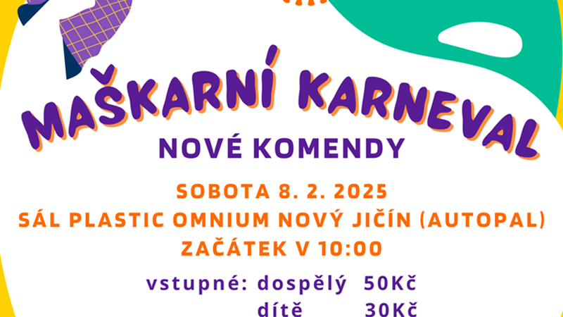 Pozvánka na Maškarní karneval