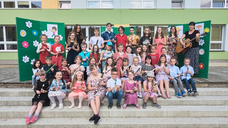 Závěrečné vystoupení všech flétnových souborů