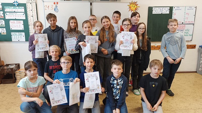 Recitační soutěž - 4. a 5. třída