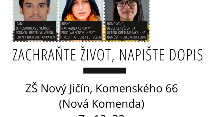 Maraton psaní dopisů 2022 na Nové Komendě