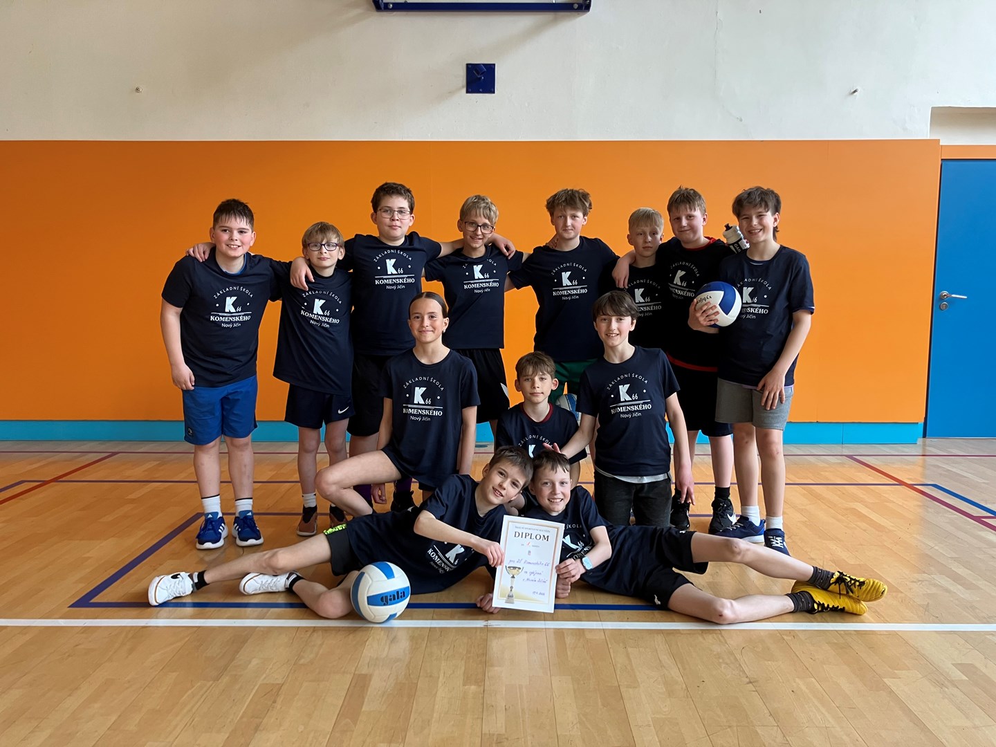 Vybíjená: naši čtvrťáci a páťáci slaví zlato a postup do okresního finále