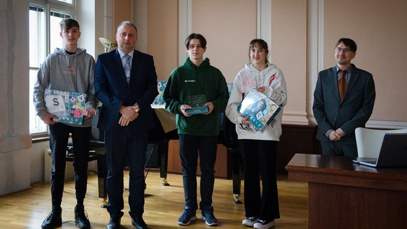 Třetí místo v anglické variantě hry Scrabble