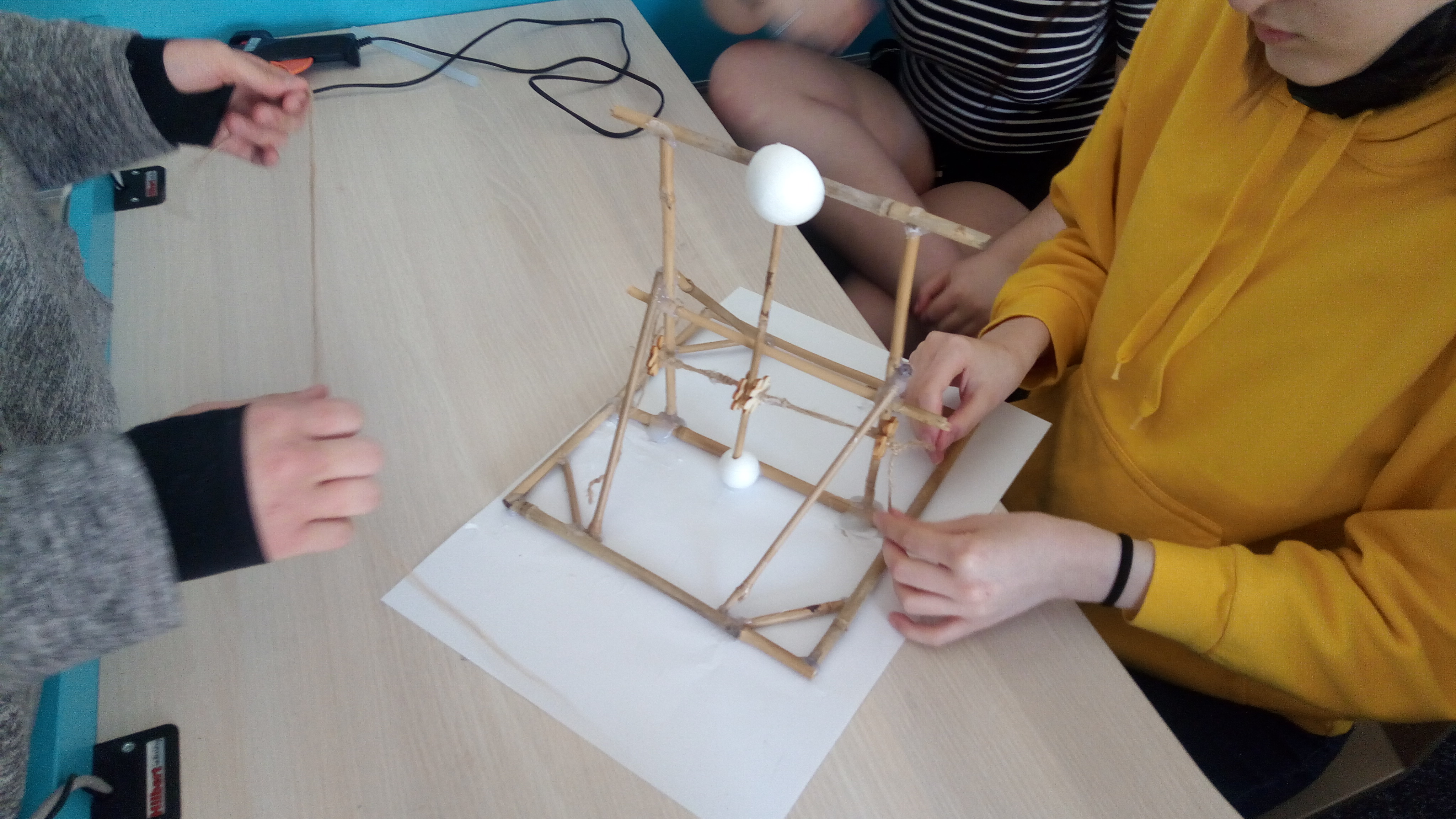 Příprava katapultů