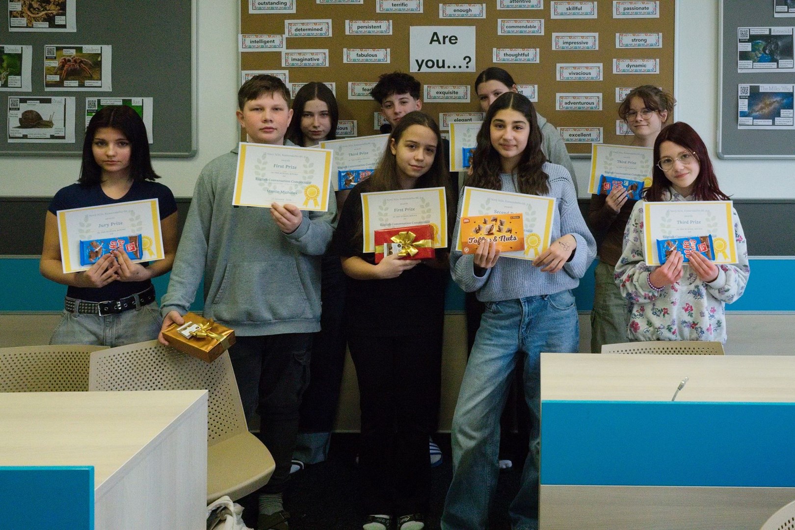 Školní kolo Konverzační soutěže v anglickém jazyce