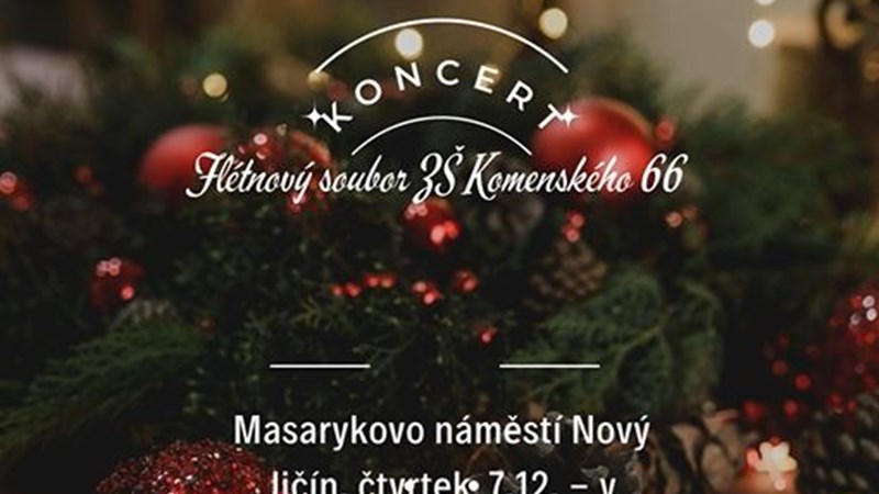 Vánoční vystoupení flétnového souboru